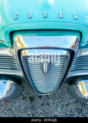 Front grille of a 1958 Ford Edsel Stock Photo