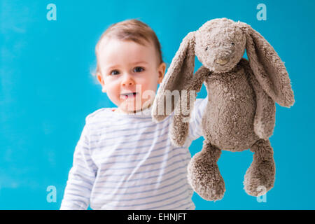 18 month-old baby boy. Stock Photo