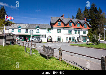 The Crown Hotel in Exford village on Exmoor, Somerset, England, UK Stock Photo