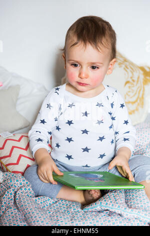8 month-old baby boy. Stock Photo
