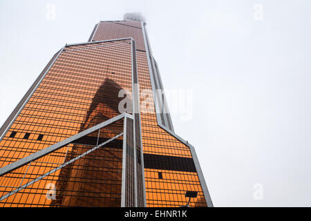 Mercury City Tower in Moscow Stock Photo