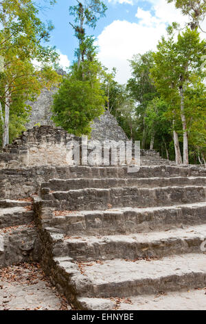 Coba Mayan Ruins in Mexico Stock Photo