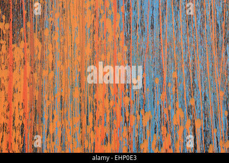 Spattered/splattered paint on a wall in Christchurch, New Zealand Stock Photo