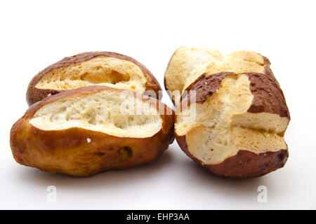 Lye bread rolls Stock Photo
