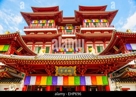 The Buddha Tooth Relic Temple in Chinatown, Singapore Stock Photo