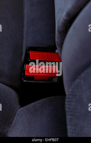 Seat belt buckle Stock Photo - Alamy