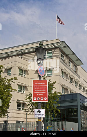 US Embassy Berlin Stock Photo