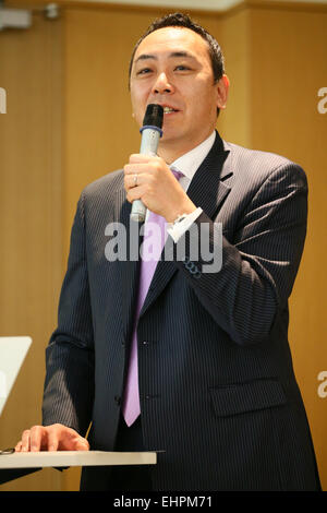 Izumi Yamada, MARCH 16, 2015 : Management seminars for sports organizations are held at Ajinomoto National Training Center, Tokyo, Japan. © Shingo Ito/AFLO SPORT/Alamy Live News Stock Photo