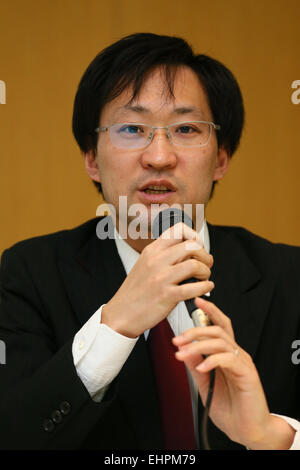 Shin Satozaki, MARCH 16, 2015 : Management seminars for sports organizations are held at Ajinomoto National Training Center, Tokyo, Japan. © Shingo Ito/AFLO SPORT/Alamy Live News Stock Photo