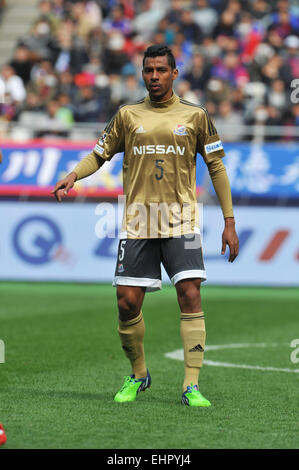 Tokyo, Japan. 14th Mar, 2015. Fabio (F Marinos) Football /Soccer : 2015 J1 League match between FC Tokyo 0-0 Yokohama F Marinos at Ajinomoto Stadium in Tokyo, Japan . © AFLO/Alamy Live News Stock Photo