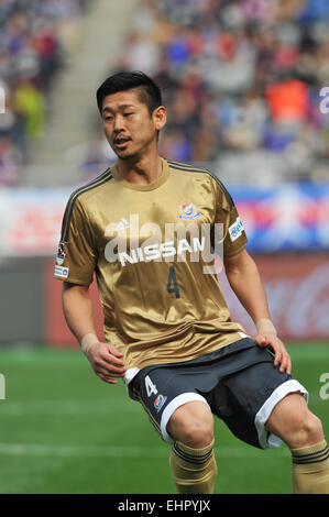 Tokyo, Japan. 14th Mar, 2015. Yuzo Kurihara (F Marinos) Football /Soccer : 2015 J1 League match between FC Tokyo 0-0 Yokohama F Marinos at Ajinomoto Stadium in Tokyo, Japan . © AFLO/Alamy Live News Stock Photo