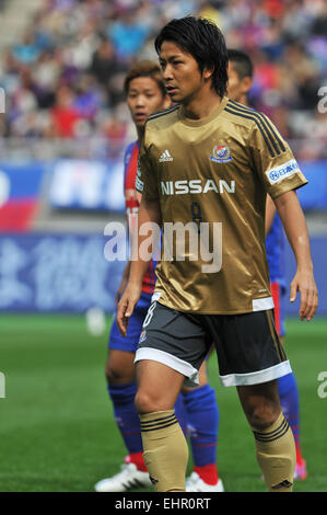 Tokyo, Japan. 14th Mar, 2015. Kosuke Nakamachi (F Marinos) Football /Soccer : 2015 J1 League match between FC Tokyo 0-0 Yokohama F Marinos at Ajinomoto Stadium in Tokyo, Japan . © AFLO/Alamy Live News Stock Photo