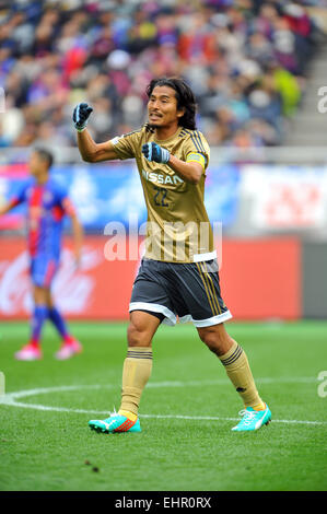 Tokyo, Japan. 14th Mar, 2015. Yuji Nakazawa (F Marinos) Football /Soccer : 2015 J1 League match between FC Tokyo 0-0 Yokohama F Marinos at Ajinomoto Stadium in Tokyo, Japan . © AFLO/Alamy Live News Stock Photo