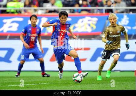 Tokyo, Japan. 14th Mar, 2015. Takuji Yonemoto (FC Tokyo) Football /Soccer : 2015 J1 League match between FC Tokyo 0-0 Yokohama F Marinos at Ajinomoto Stadium in Tokyo, Japan . © AFLO/Alamy Live News Stock Photo