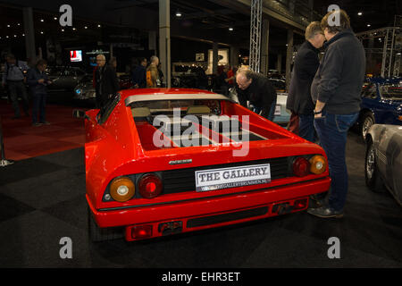 Sports car Ferrari Berlinetta Boxer BB512i, 1983. Rear view. Stock Photo