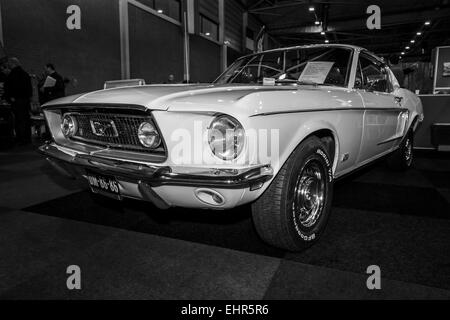 A pony car Ford Mustang GT Fastback, 1965. Stock Photo