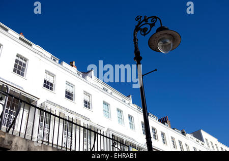 Victorian houses on Royal York Crescent in Clifton Bristol Stock Photo