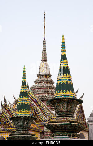 Grand Palace, Wat Phra Kaew, Bangkok. Stock Photo