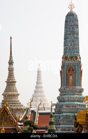 Grand Palace, Wat Phra Kaew, Bangkok. Stock Photo