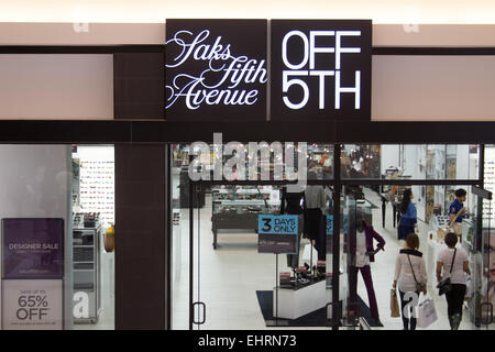 The Saks Fifth Avenue Off 5th retail outlet on 11th St NW in Washington DC,  United States Stock Photo - Alamy