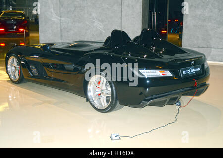 Convertible Mercedes-Benz in the showroom Stock Photo