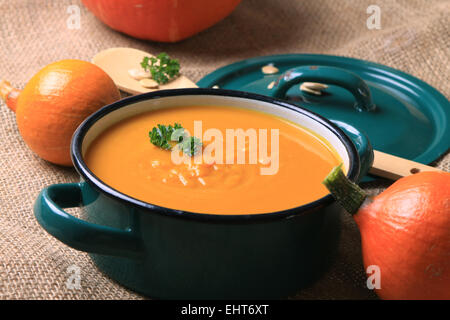pumkin soup Stock Photo