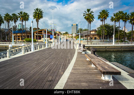 Pine Avenue Pier, in Long Beach, California. Stock Photo