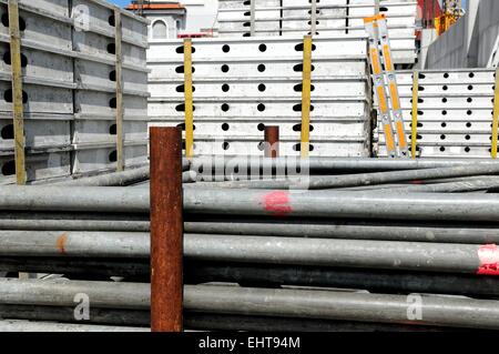 in the construction site Stock Photo