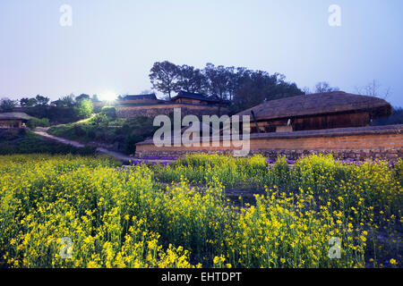 Asia, Republic of Korea, South Korea, Gyeongsangbuk-do, Yangdong folk village, Unesco site Stock Photo