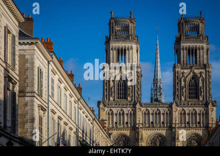 ILLUSTRATION OF THE CITY OF ORLEANS, (45) LOIRET, CENTRE, FRANCE Stock Photo