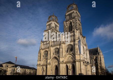 ILLUSTRATION OF THE CITY OF ORLEANS, (45) LOIRET, CENTRE, FRANCE Stock Photo