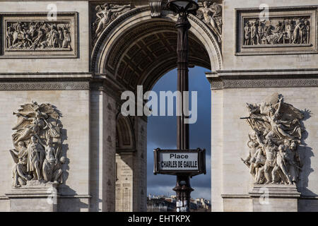 ILLUSTRATION OF THE CITY OF PARIS, (75) ILE-DE-FRANCE, FRANCE Stock Photo