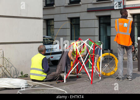 ILLUSTRATION OF THE CITY OF PARIS (75), ILE-DE-FRANCE, FRANCE Stock Photo