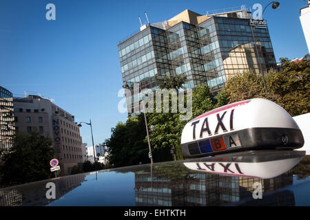 ILLUSTRATION OF THE CITY OF PARIS (75), ILE-DE-FRANCE, FRANCE Stock Photo