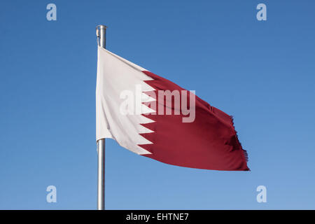 ILLUSTRATION OF QATAR, PERSIAN GULF, MIDDLE EAST Stock Photo