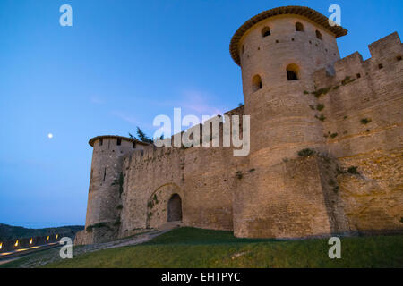 TOWN OF CARCASSONNE, (11) AUDE, LANGUEDOC-ROUSSILLON, FRANCE Stock Photo