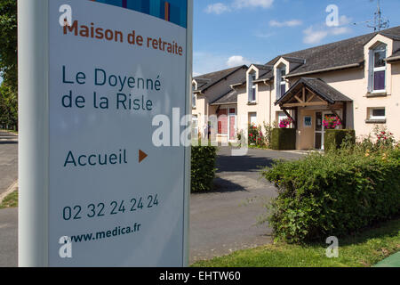 RETIREMENT HOME, FRANCE Stock Photo