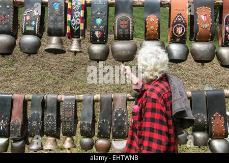 FARMERS' AND CRAFTSPEOPLE'S FESTIVAL, SAVOY (73), RHONE-ALPES, FRANCE Stock Photo