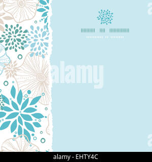 Underwater plants square torn frame seamless pattern background Stock ...