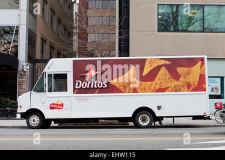 Doritos delivery truck Stock Photo - Alamy