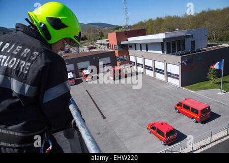 EMERGENCY SERVICES DEPARTMENT OF AUTUN, SAONE-ET-LOIRE (71), FRANCE Stock Photo