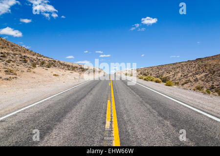 Desert Highway Stock Photo