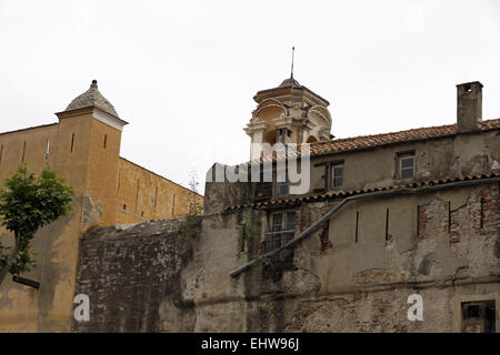 In the old town of Bastia, Corsica, France Stock Photo