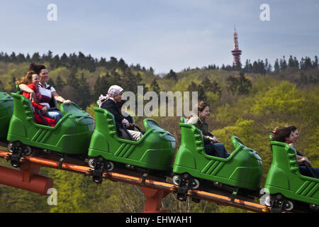The amusement park Fort Fun in Bestwig. Stock Photo