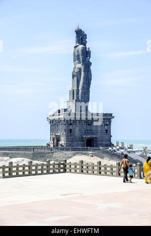 Thiruvalluvar Statue, kanyakumari, Tamil nadu, India Stock Photo