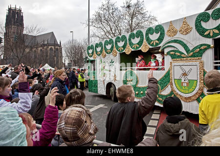 People, carnival, Duisburg, Germany. Stock Photo