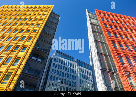 Central Saint Giles is a mixed-use development in central London, designed by Renzo Piano. Stock Photo