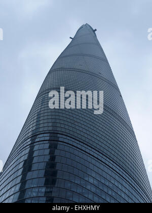 The Shanghai Tower, the tallest building in China, located on the Lujiazui Pudong area of Shanghai, China
