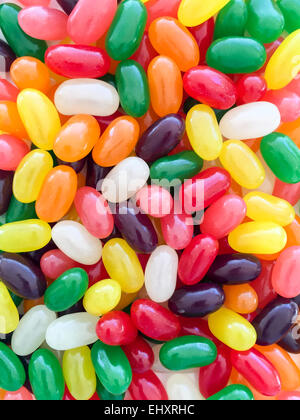 Colorful Jellybeans Easter Candy Jellybean Background Stock Photo