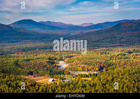 View from Cathedral Ledge at Echo Lake State Park, New Hampshire. Stock Photo